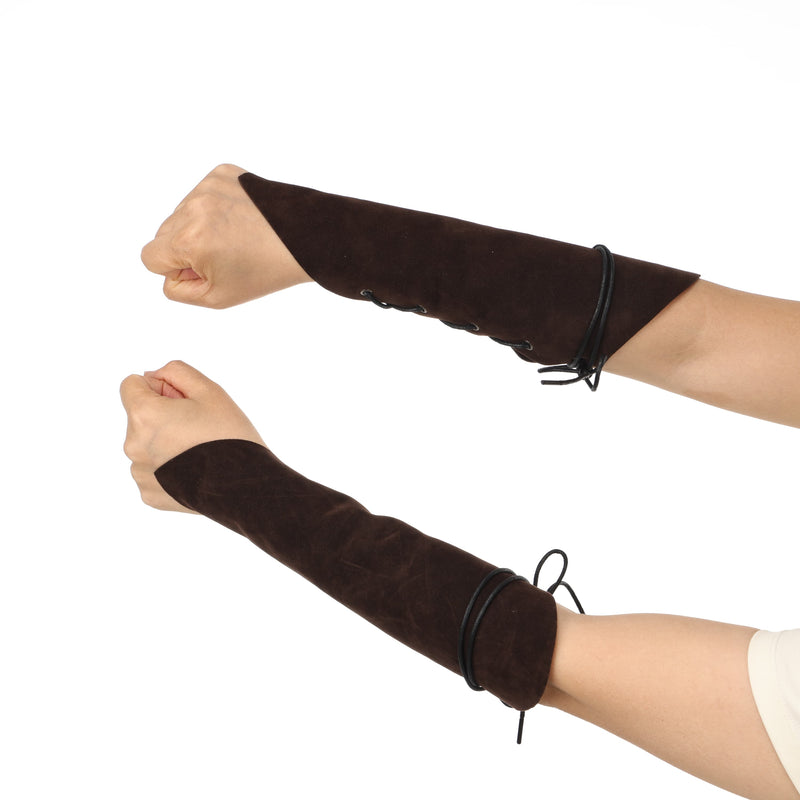 Medieval Archery Arm Guards Gauntlet Wristband Wrist Armor Bracers