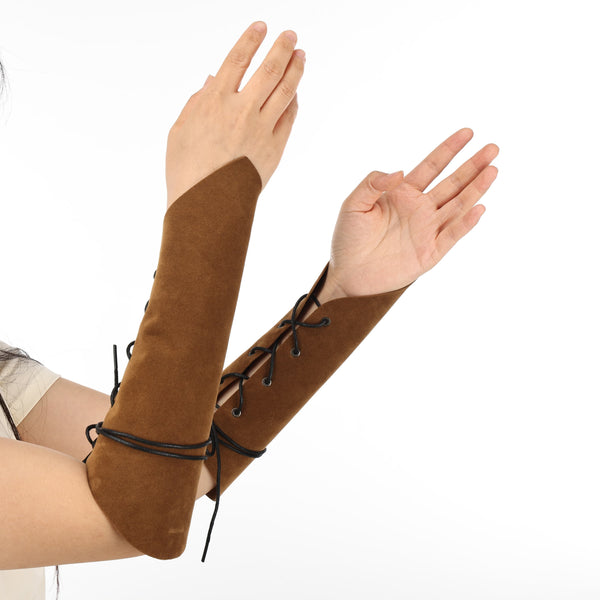 Medieval Archery Arm Guards Gauntlet Wristband Wrist Armor Bracers