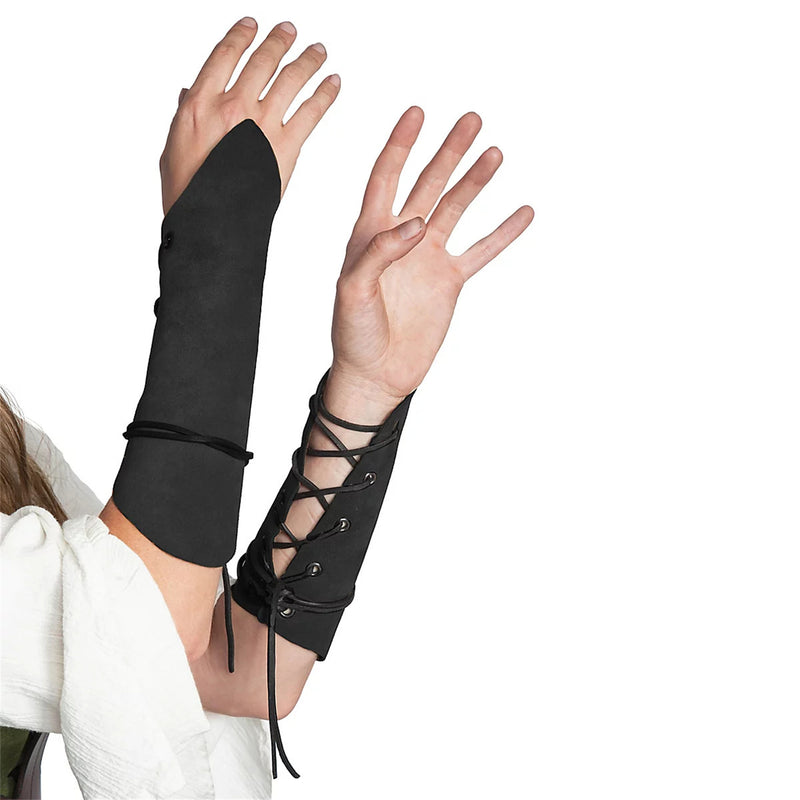 Medieval Archery Arm Guards Gauntlet Wristband Wrist Armor Bracers