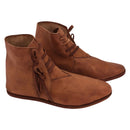 Medieval Boots Slip on Lace Up Pirate Viking Cosplay Cuff Ankle Shoes - AwwwCos