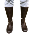 Medieval Buckle Long Boots Renaissance Viking Pirate Cosplay Shoes - AwwwCos