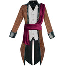 Medieval Caribbean Pirate Cosplay Costumes Punk Jacket Viking Renaissance Clothing - AwwwCos
