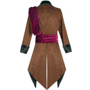 Medieval Caribbean Pirate Cosplay Costumes Punk Jacket Viking Renaissance Clothing - AwwwCos