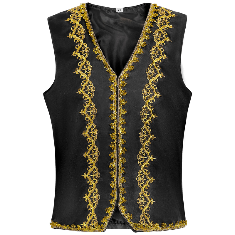 Medieval Cosplay Menswear Gothic Vest Stage Performance Waistcoat - AwwwCos