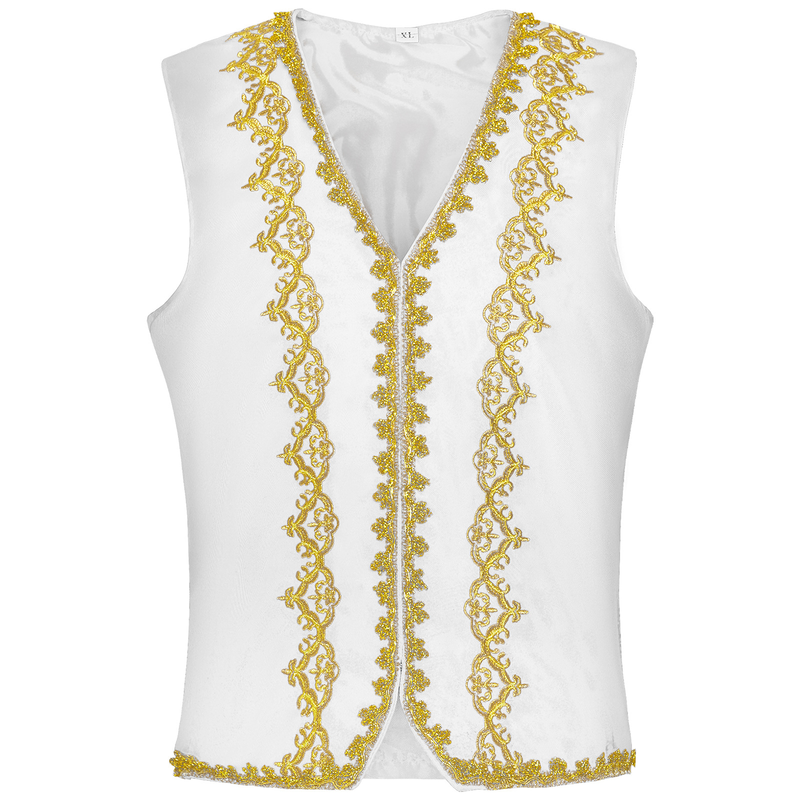 Medieval Cosplay Menswear Gothic Vest Stage Performance Waistcoat - AwwwCos