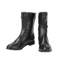 Medieval Gothic Rivet Motorcycle PU Faux Leather Boots With Stud - AwwwCos