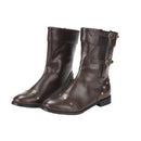 Medieval Gothic Rivet Motorcycle PU Faux Leather Boots With Stud - AwwwCos