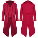 Medieval Gothic Steampunk Jacket Renaissance Victorian Tailcoat