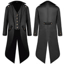 Medieval Gothic Steampunk Jacket Renaissance Victorian Tailcoat