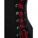 Medieval Gothic Witch Cosplay Hooded Slim Waist Bandage High Low Dress