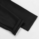 Medieval Men Gothic Performance Asymmetrical High Neck Black Tuxedo