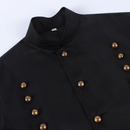 Medieval Men Gothic Performance Black Green Color Block Tuxedo - AwwwCos