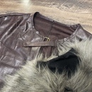 Medieval Nordic Viking Style Vintage Stage Cosplay Fur Collar Cape - AwwwCos