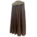 Medieval Nordic Viking Style Vintage Stage Cosplay Fur Collar Cape - AwwwCos