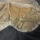 Medieval Nordic Viking Style Vintage Stage Cosplay Fur Collar Cape - AwwwCos