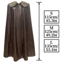 Medieval Nordic Viking Style Vintage Stage Cosplay Fur Collar Cape - AwwwCos