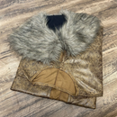 Medieval Nordic Viking Style Vintage Stage Cosplay Fur Collar Cape - AwwwCos