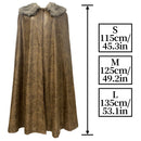 Medieval Nordic Viking Style Vintage Stage Cosplay Fur Collar Cape - AwwwCos