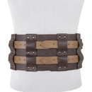 Medieval Paisley Nordic Viking Vintage Adjustable Waist Seal Knight Wide Belt - AwwwCos