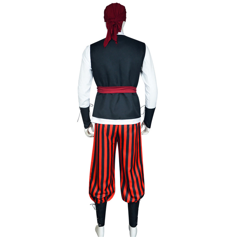 Medieval Pirate Outfits Cosplay Costume Men Uniform