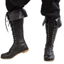 Medieval Pirate Viking Cosplay Gothic Boots High Tube Tied Shoes - AwwwCos