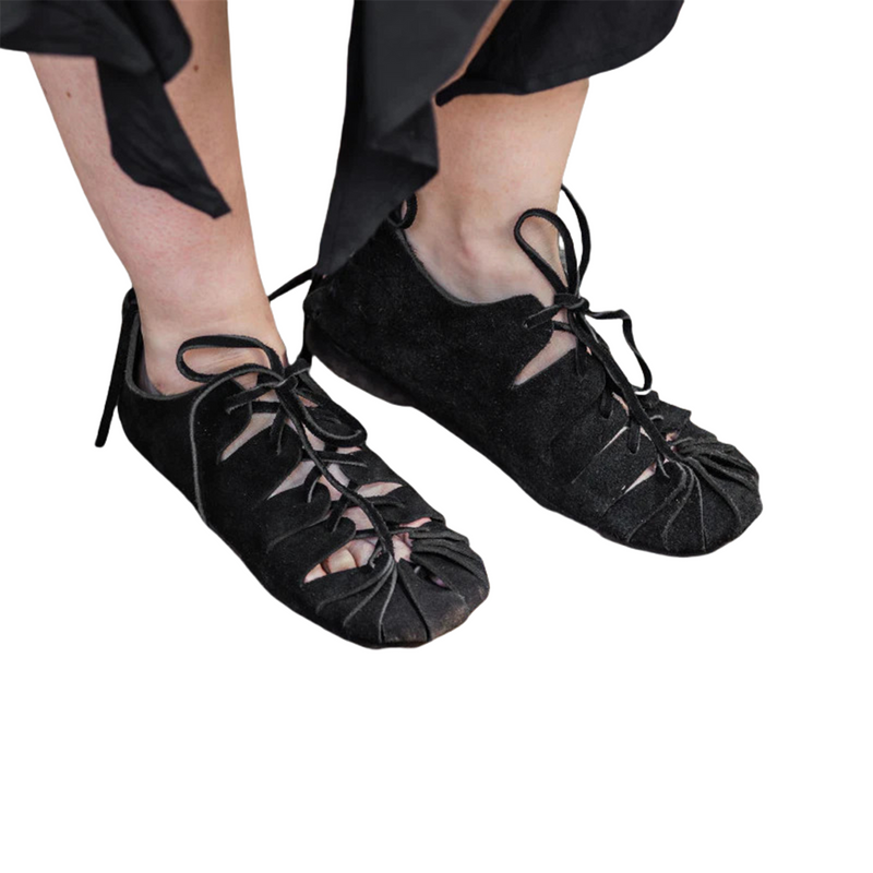 Medieval Pirate Viking Cosplay Lace Up Vintage Stage Tied Sandal