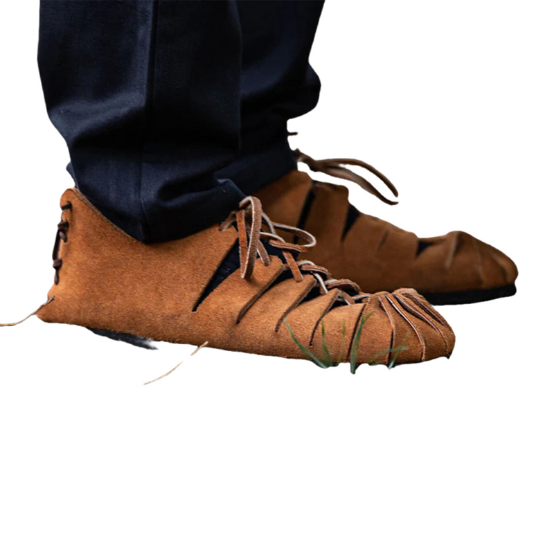 Medieval Pirate Viking Cosplay Lace Up Vintage Stage Tied Sandal