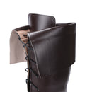 Medieval Renaissance Pirate Cosplay Boots Men Tube Tied Shoes - AwwwCos