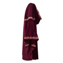 Medieval Renaissance Princess Cosplay Hooded Robe Bell Sleeve Dress - AwwwCos