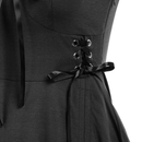 Medieval Renaissance Steampunk Court Sleeveless Drawstring Dress - AwwwCos