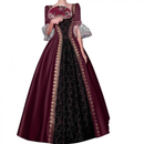 Medieval Retro Court Cosplay Victorian Dress Stage Performance Gown - AwwwCos