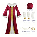 Medieval Retro Court Couple King Queen Cosplay Costume Performance Outfits
