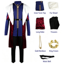 Medieval Retro Court Couple King Queen Cosplay Costume Performance Outfits