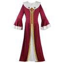 Medieval Retro Court Couple King Queen Cosplay Costume Performance Outfits