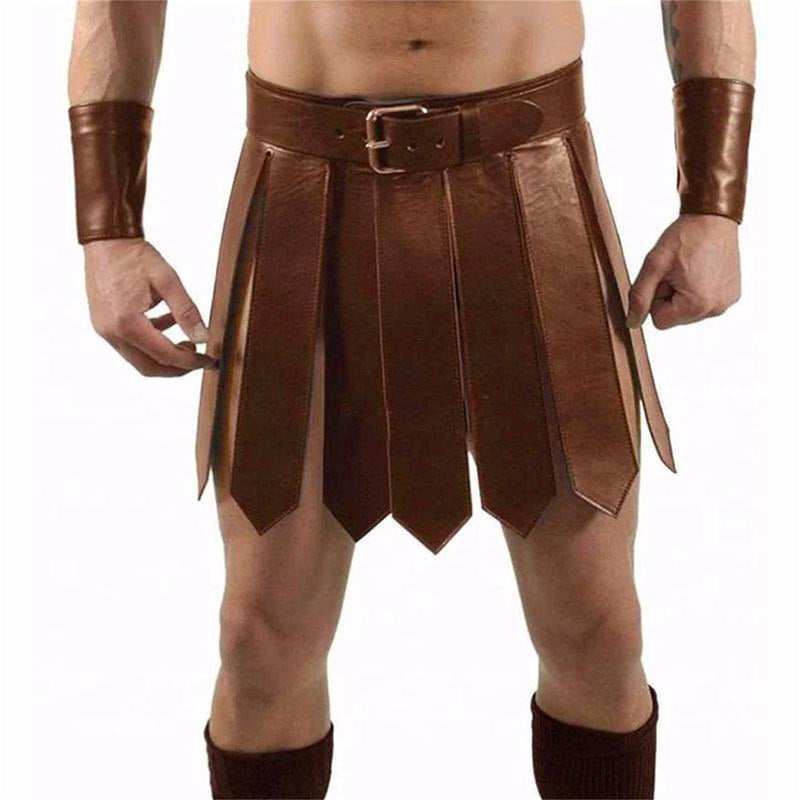 Medieval Roman Knight Viking Soldier Cosplay Apron Belt Armor