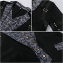 Medieval Steampunk Tuxedo Costume Men Clothing Gothic Jacket - AwwwCos