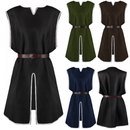 Medieval Surcoat Warrior Crusader Knights Cosplay Costume Belt