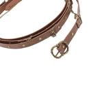 Medieval Viking Cosplay Prop Rivet Metal Chain Decoration Faux Leather Belt - AwwwCos