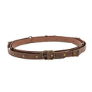 Medieval Viking Cosplay Prop Rivet Metal Chain Decoration Faux Leather Belt - AwwwCos