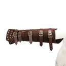 Medieval Viking Faux Leather Bracer Rivet Arm Guards Wristband - AwwwCos