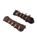 Medieval Viking Faux Leather Bracer Rivet Arm Guards Wristband - AwwwCos