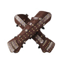 Medieval Viking Faux Leather Bracer Rivet Arm Guards Wristband - AwwwCos