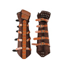 Medieval Viking Faux Leather Bracer Rivet Arm Guards Wristband - AwwwCos