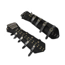 Medieval Viking Faux Leather Bracer Rivet Arm Guards Wristband - AwwwCos