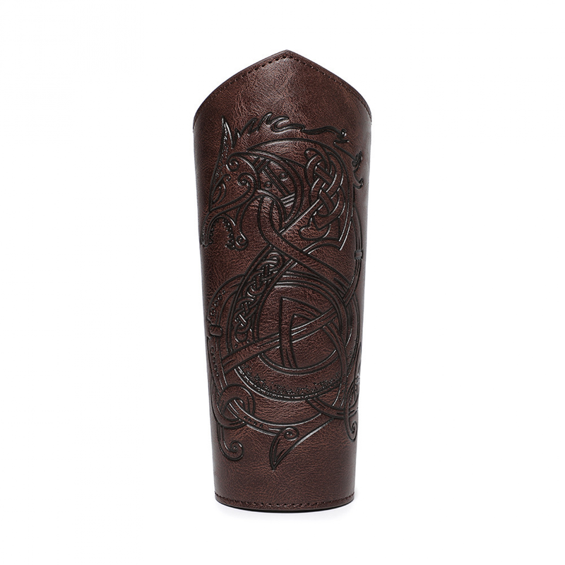 Medieval Vintage Embossed Wristband Knight Armband Cosplay Accessories - AwwwCos