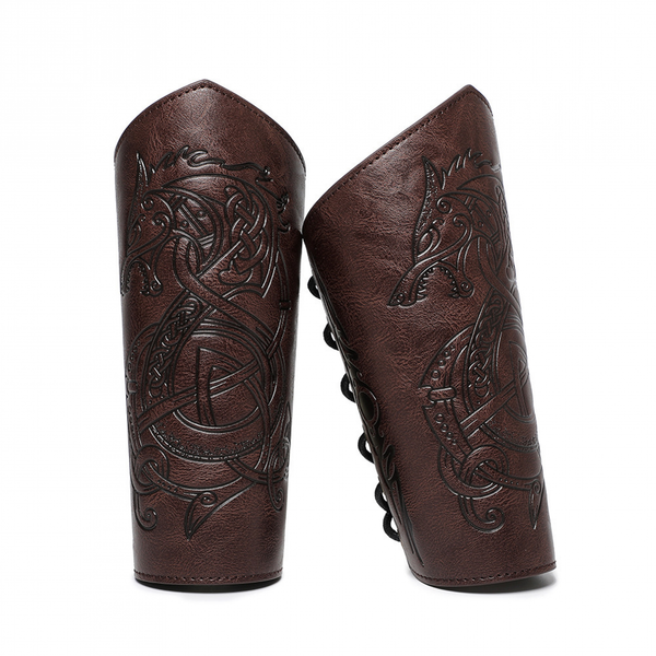 Medieval Vintage Embossed Wristband Knight Armband Cosplay Accessories - AwwwCos