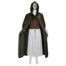 Medieval Wizard Witch Cosplay Hooded Cloak Cape Dress Vest - AwwwCos