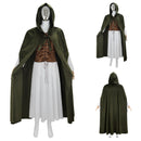 Medieval Wizard Witch Cosplay Hooded Cloak Cape Dress Vest - AwwwCos