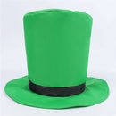 Men 4 Pieces Green Leprechaun St.COS Patrick's Irish Paddys Uniform Hat