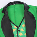 Men 4 Pieces Green Leprechaun St.COS Patrick's Irish Paddys Uniform Hat